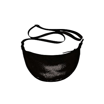 HALF MOON BAG-LEATHER